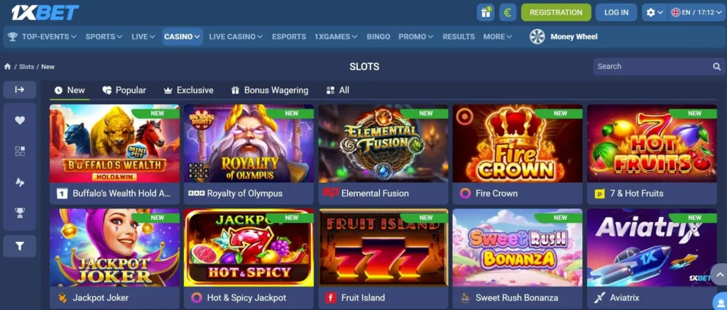 1xBet Online Casino in India